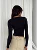 European and American Women's Casual Slim Fit Long Sleeve Pullover T-shirt Streetwear Set