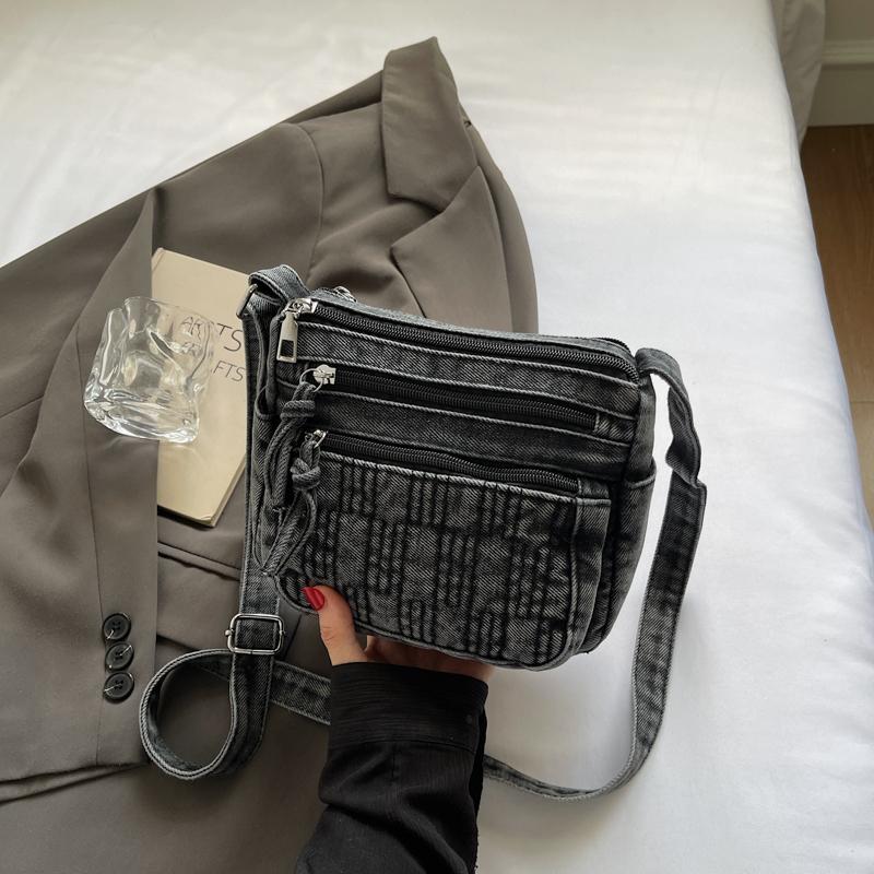 Denim Small Square Bag Women Shoulder Bag