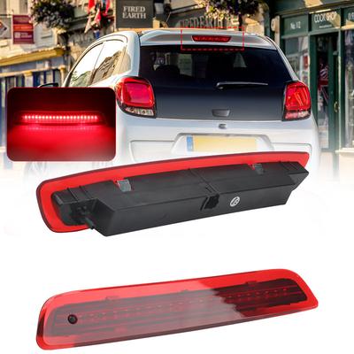 B000878980 High Mounted LED Third 3rd Additional Brake Light Tail Lights For Peugeot 108 Citroen C1 Mk2 Toyota Aygo 2014-