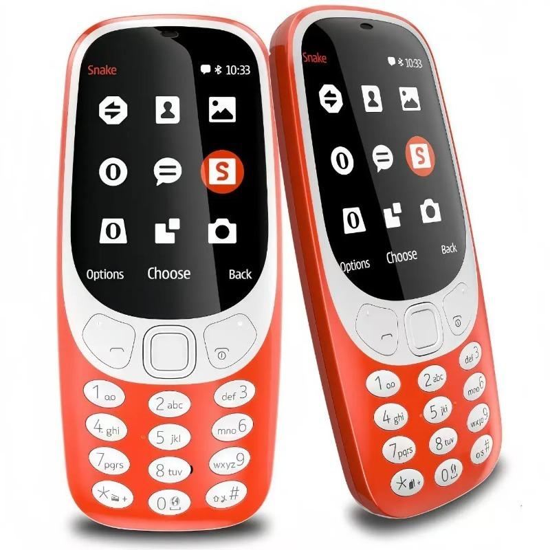Nokia 3310 global version phone features dual SIM cards with straight keys, making it a great gift