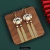 Dao Ma Dan face fringed pearl earrings design sense temperament long niche Guochao earrings women