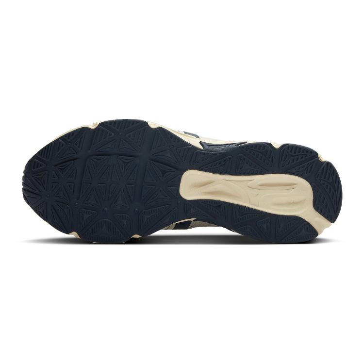 Mizuno Speed Abrasion Resistant Breathable Low top Slip Resistant Rubber Casual Running Shoes Unisex Beige Blue Mizuno D1GH223021