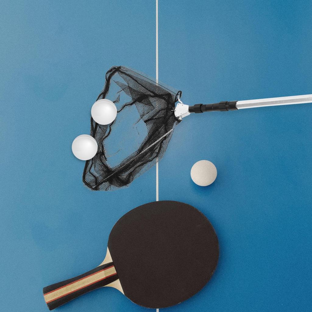 Amosfun Table Tennis Telescopic Mini Ball Picker with Adjustable Aluminum Alloy Portable Ball Suitable for Indoor and Outdoor Use Handle, Retriever,