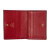 Gucci X Doraemon Collaboration Vintage Logo Double Fold Canvas And Leather Card Holder Unisex Accessories Ebony Red 647788-2TWAG-8580