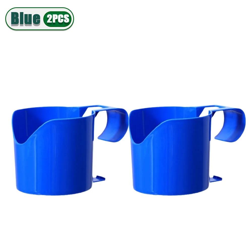 Heavy Duty Poolside Cup Holder No Drill Hanging Organizer with Strong Grip for Hot Tub Beach Patio Swimming Pool Accessories