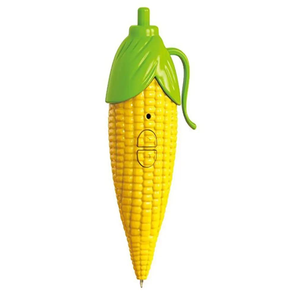 Carrot Eggplant Funny Voice Recorder Pen Corn Cactus Novelty Cute Ballpoint Pen Write Graffiti 2 in 1 60S Sound Recorder