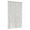 Fly Screen Curtain Light Grey and White 100 X 230 Cm Chenille