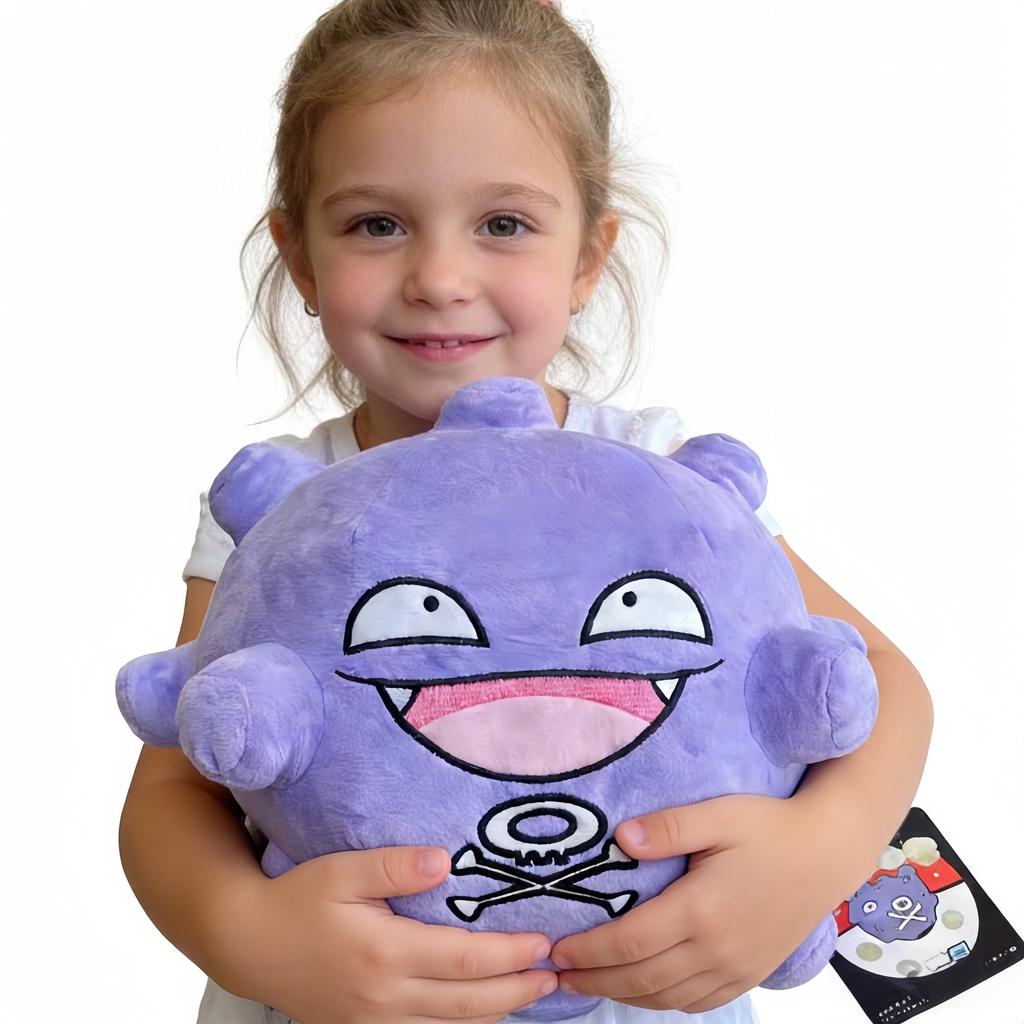 Pokemon Koffing Plush Toy Anime Pocket Monster Mega Gengar Gastly Evolution Edition Haunter Koffing Peluche Dolls Gift