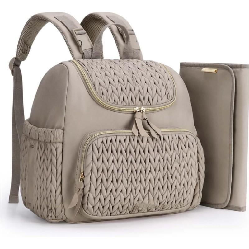 Mommy Bag Large Capacity Stroller Organizer with Insulated Pocket Outdoor Travel Baby Diaper Bag with Changing Pad Baby Item