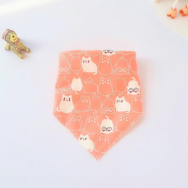 Baby Bibs For Boys Girls Bib Burp Cloth Cartoon Triangle Cotton Baby Scarf Baby Feeding Accessories
