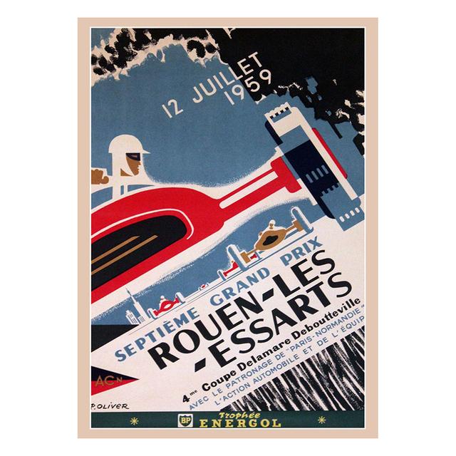24 HEURES DU MANS Posters and Prints Vintage Racing Canvas Paintings Wall Art Picture for Living Room Home Decoration No Frame