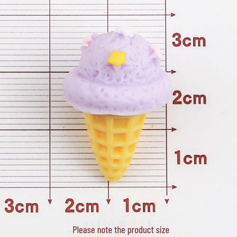 Colorful Star Ice Cream Cone DIY Resin Craft Kit