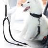 Pet Dog Car Seat Belt Clip Bungee Lead Vehicle Travel Safety Harness Adjustable