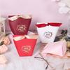 Valentine's Day Candy Box,chocolate Candy Packaging Bag, Decorated with Hot Stamping Hearts To Create a Festive Atmosphere