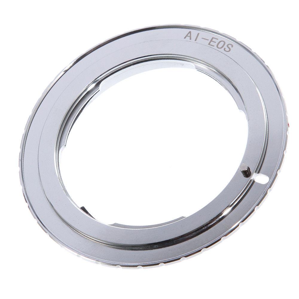 Focus Infinity AF Confirm Lens Adapter 9th Gen for Nikon AI Lens Compatible For Canon EOS Cameras 5D Mark II/III 6D 7D Mark II