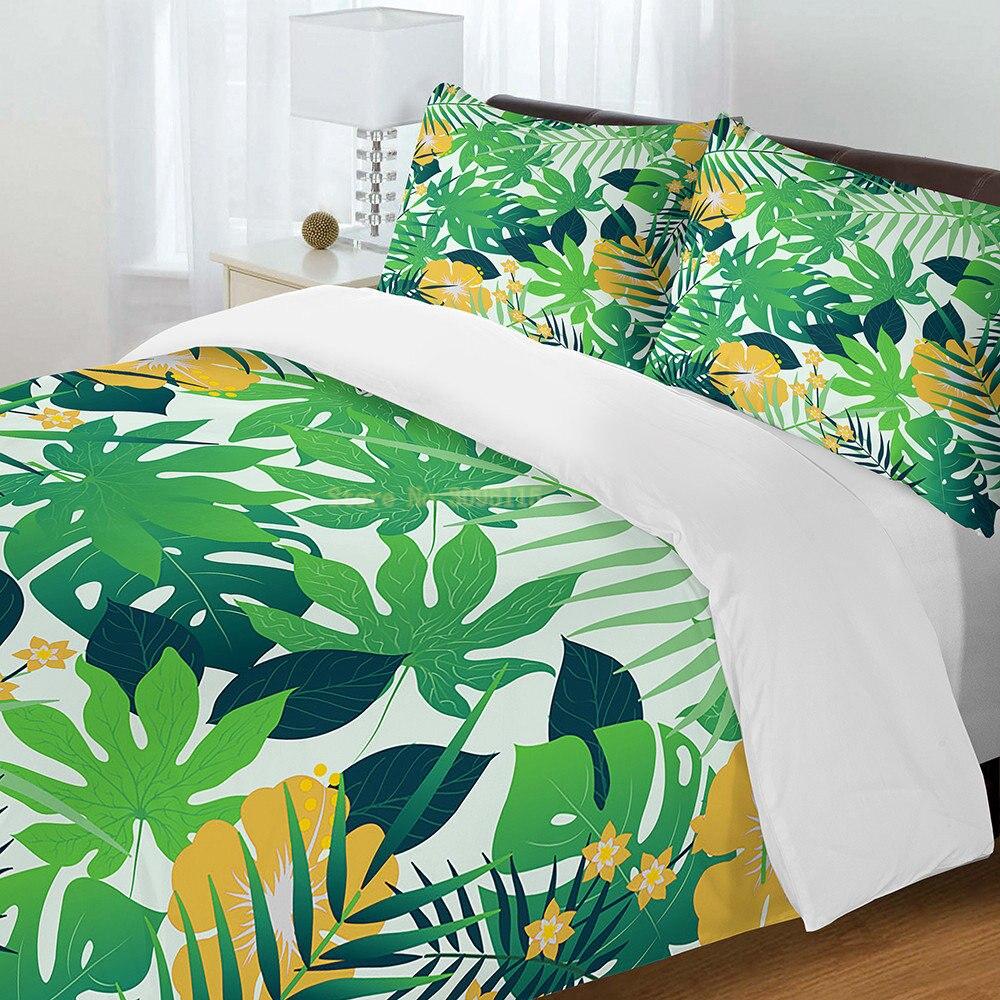 Tropical Rainforest Plant Bedding Set 