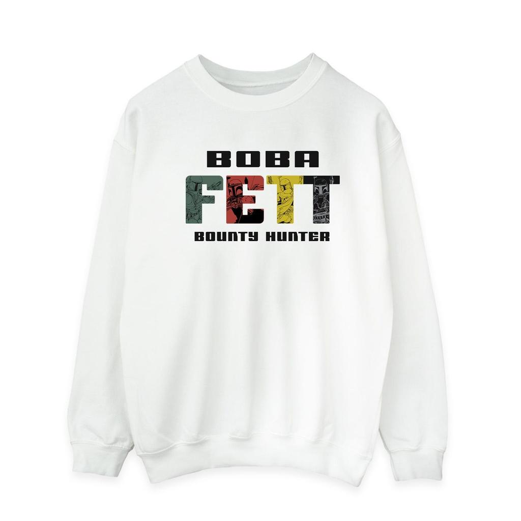 STAR WARS Mens Boba Fett Character Logo Sweatshirt