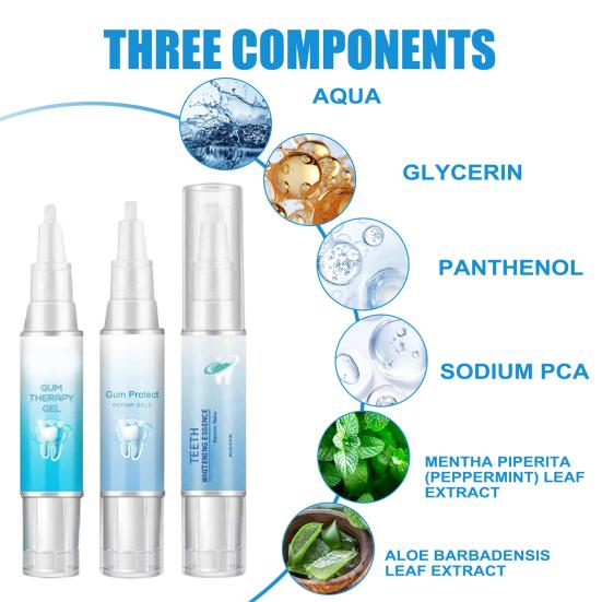 4ML Teeth Cleaning Gel Pen Gum Protection Repair Dental Gel Enamel Safe Teeth Plaque Stain Removal Oral Care Dental Cleaning Gel
