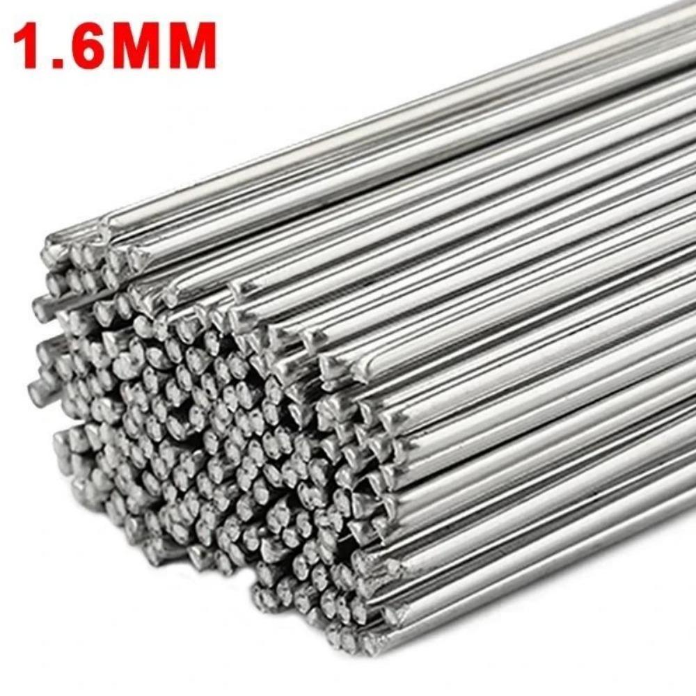 100/10PCS Aluminum Welding Rods Easy Melt Low Temperature Universal Silver Welding Cored Wire Solder Repair Holes Hand Tools