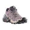 SALOMON Speedcross 6 Comfortable Shock Absorption Support Traction Low-Top Hiking Shoes Women Hiking Shoes Purple Black 417429