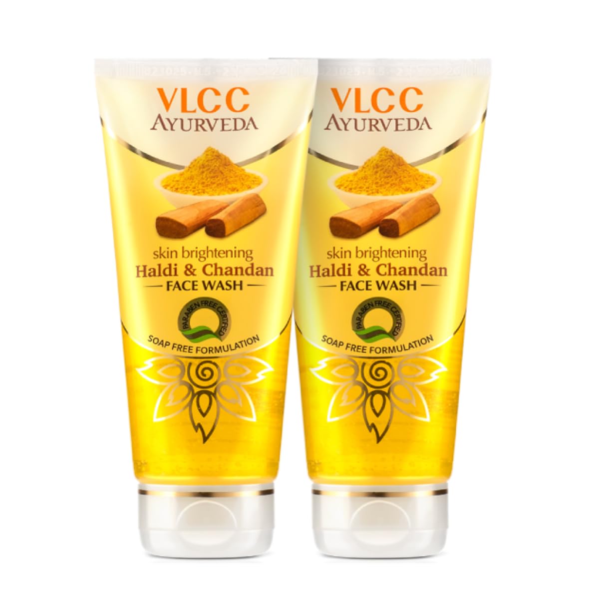 

VLCC Ayurveda Skin Brightening Haldi & Chandan Face Wash 100ml Pack of 2 For Radiant Skin