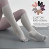 Non-Slip Cotton Yoga and Pilates Five-Finger Socks for Autumn/Winter.