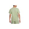 Nike T Shirts Men's Oil Green Crew Neck Moderate Straight Fit FN2646-386