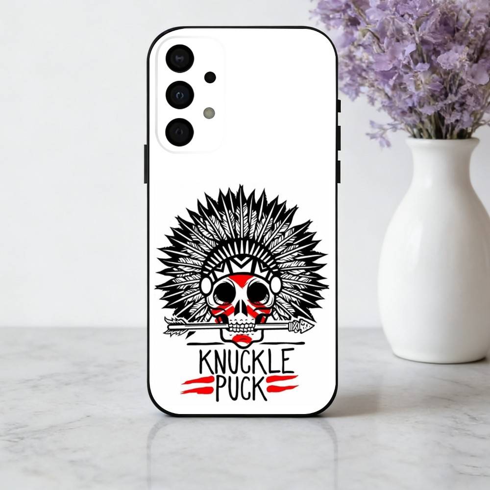 Pop-Rock K-Knuckle P-Puck Band Handyhülle Für Samsung Galaxy A73,A72,A71,A70,A53,A52,A51,Weiche Silikon-Schwarze Abdeckung