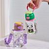 Water Bottle New Cute Children's Water Cup Kindergarten Summer School Cartoon Special Cup Portable Student Double Drink Straw Cup