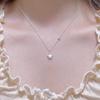 Trendy Sweet Star Pendant Necklace - Versatile Clavicle Chain for Women, Perfect for Layering and Fashionable Style.
