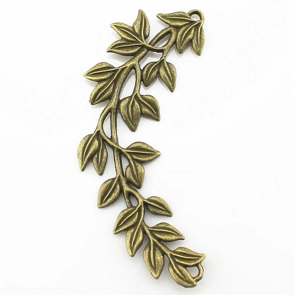 Branch Leaves Connection Components Car Pendant Cute Jewelry