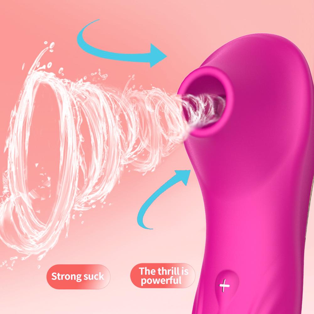 Powerful Breast Vacuum Sucker Clit Sucking Vibrator Sex Toys For Women Nipple Oral Stimulator Massager G-spot Orgasm Masturbator