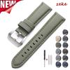 20mm 22mm 24mm 26mm Premium Sailcloth Canvas Watch Strap for Omega for Blancpain for Panerai Watch Band Nylon Leather Men’s Band