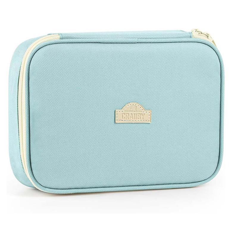 

Пенал - большой канцелярский чехол для ручек, школьные канцелярские принадлежности для классов, подарок для девочек-подростков, большой вместительный пенал синий