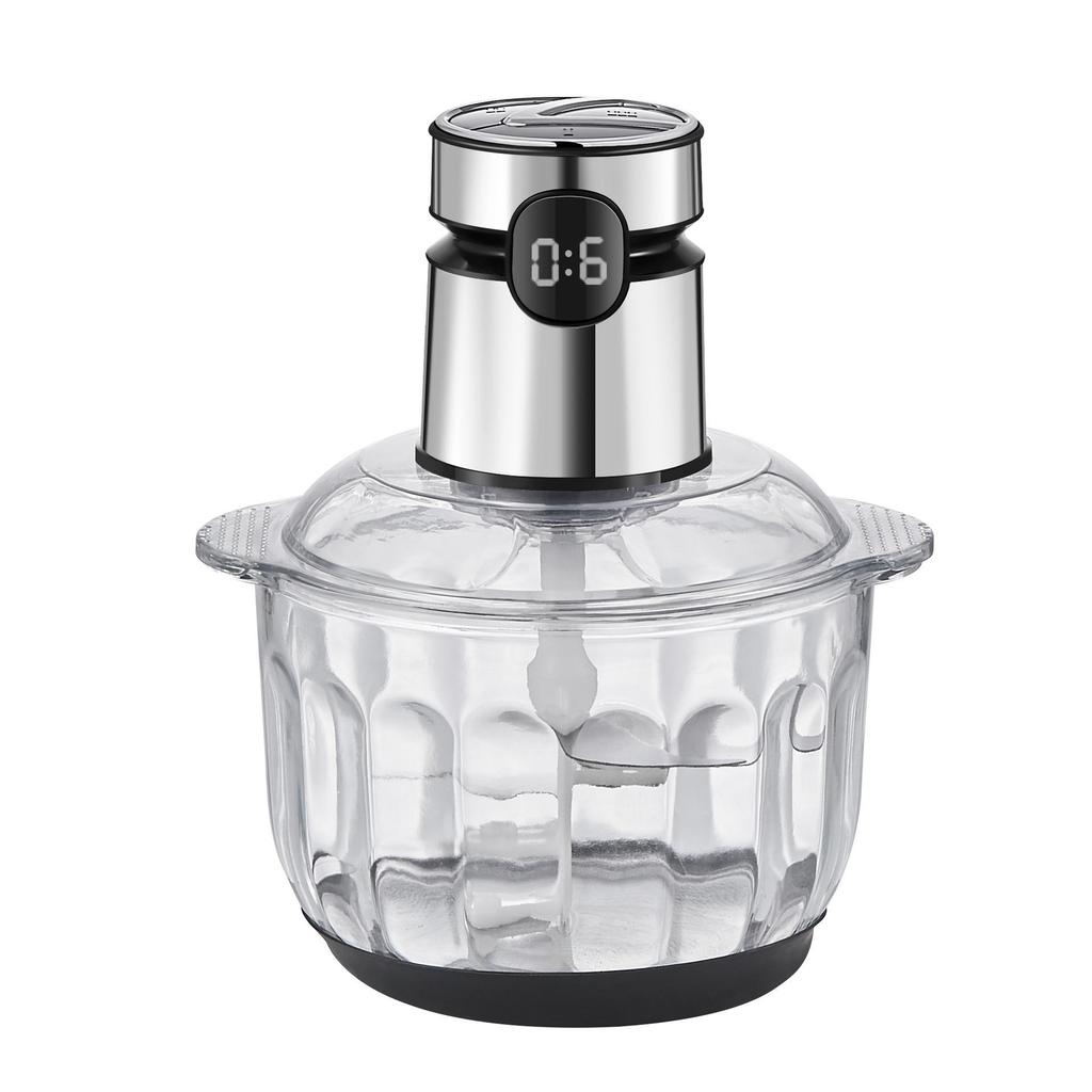 Stainless Steel Touch Screen Electric Meat Grinder & Food Processor