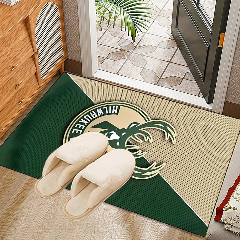 Bucks Team Logo Artwork Rug Office Carpet Non-Slip Mat, Chair Rug Floor Covering for Gaming, Bedroom, Living Room , Home Decor Christmas Gift
