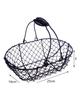 Fruit Basket Vegetable Storage Iron Table Centerpiece Home Decor Holder Stand Bread