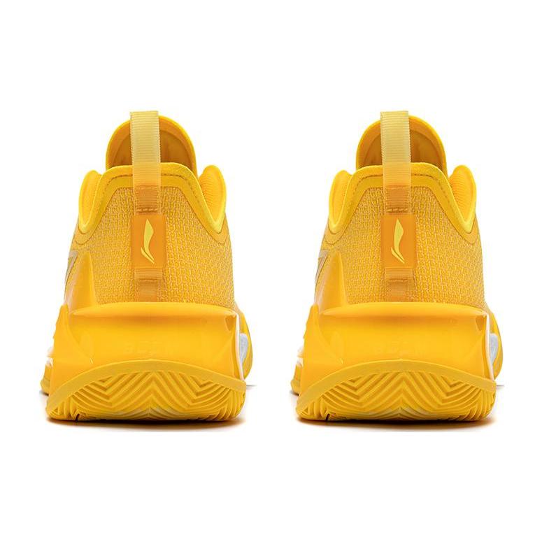 New LiNing Liren 3 V2 Sunshine Cushioning Anti Slip And Wear Resistant Low Top Basketball Shoes Fluorescent Banana Yellow ABAT057-10