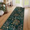 Vintage Forest Animal Print Runner Rug Non-Slip Washable Durable Floor Mat for Entryway Hallway Home Decor