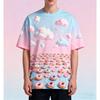 Sweet Ice Cream Colorful Print Graphic T-shirt Kid Casual Cute Candy Design Short Sleeve T Shirts Street Harajuku Trend New Tee
