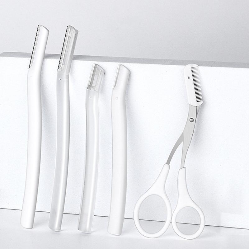 Beauty Tools For Women Eyebrow Trimmer Kit Women Facial Epilator Eyebrow Hair Remover Stainless Steel Eyebrow Razor WBL