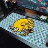 Mr. Men Little Miss Custom Name Large Size Mouse Pad Large Gaming Table Cushion Non-slip Laptop Tablet Big Mousepad XXL Mat Mini PC Playmat With Lock 
