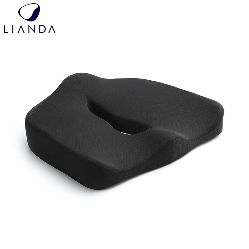 

Подушка из пены с эффектом памяти, Подушка для автомобиля, домашнего офиса, Удобная защита бедер, Игровая подушка чёрный