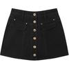 Fashion Street Urban Casual Lightweight Luxury Single-Breasted Pocket Denim Shorts Women Shorts E33L1106-194280