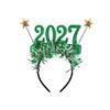 Cute 2027 Happy New Year Headband Sequin Star Strip Headwear Christmas Headpiece  Masquerade Party
