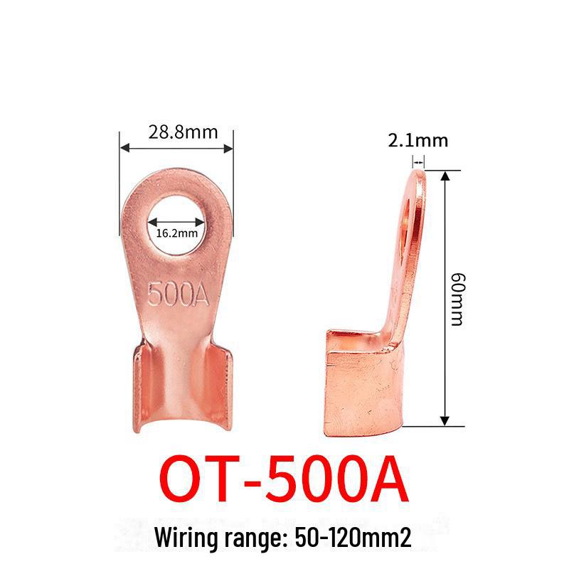 100A Copper Open Nose Battery Terminal Connector - National Standard