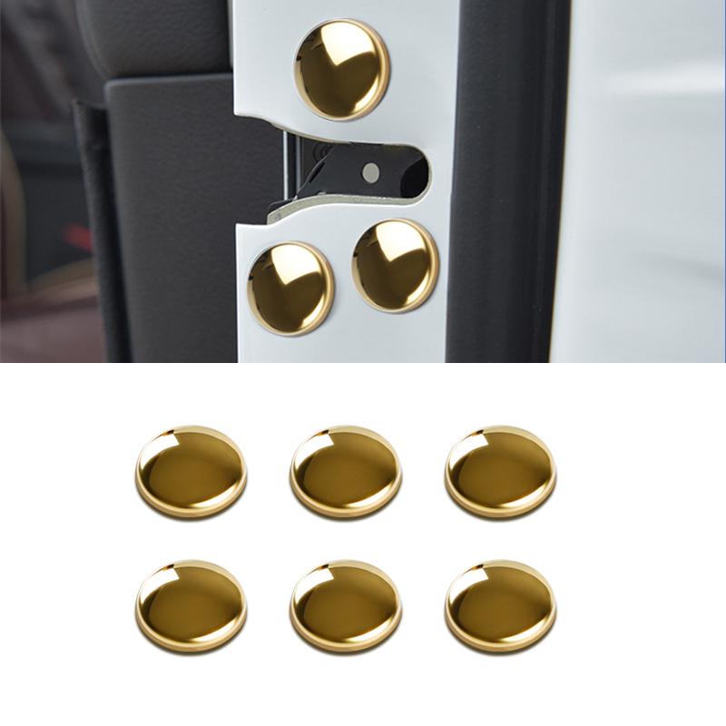Metal Car Door Lock Screw Protector Cover For Toyota Corolla Rav4 Auris Camry Yaris Prius Prado CHR Avensis Avalon Vios Tundra