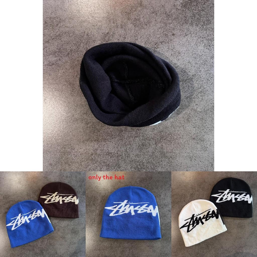 Cappello in Maglia a Tinta Unita con Lettere, Neutro, Caldo, per Adolescenti, Casual e Calore Stagionale