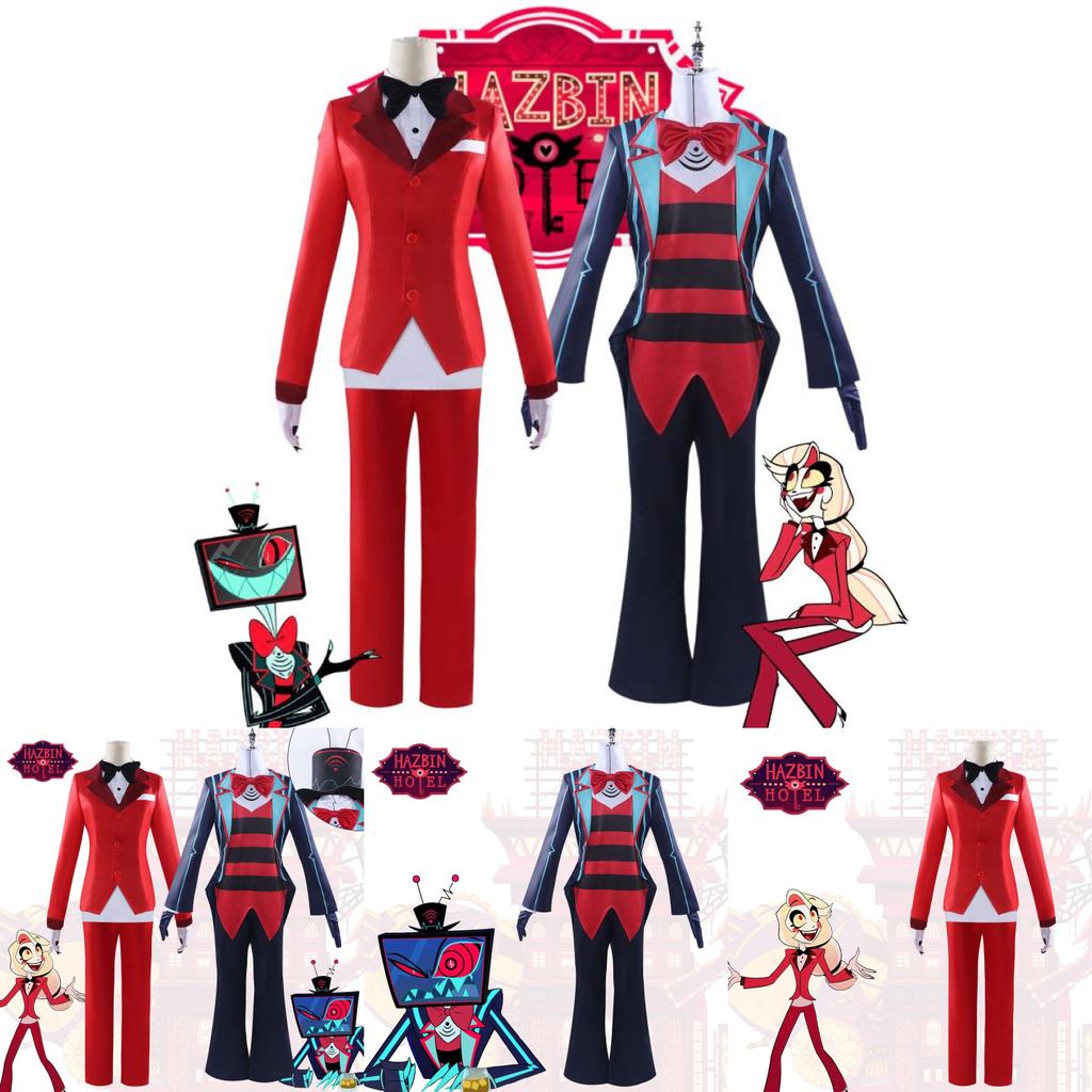 Hell's Inn Charlotte Mattina Stella TV Diavolo Vox Costume Cosplay Poliestere Stile Fantasy