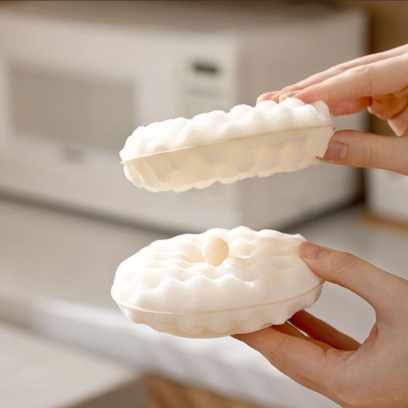 Kitchen Cleaning Sponge Set Double-Sided Scrubbing Dishes, Pots And Pans Dishwashing Sponge Multi-Function Cleaning Brush